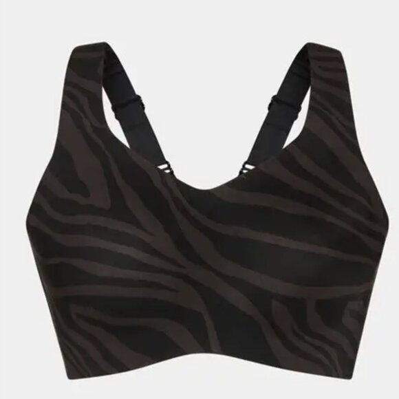KNIX Catalyst Zip-Front Sports Bra Zebra NWT - Picture 3 of 5